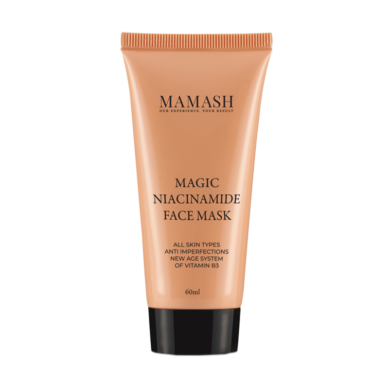 Активна маска для обличчя Mamash Magic Niacinamide Face Mask для покращення структури та якості шкіри, для всіх типів шкіри, з ніацинамідом, 60 мл